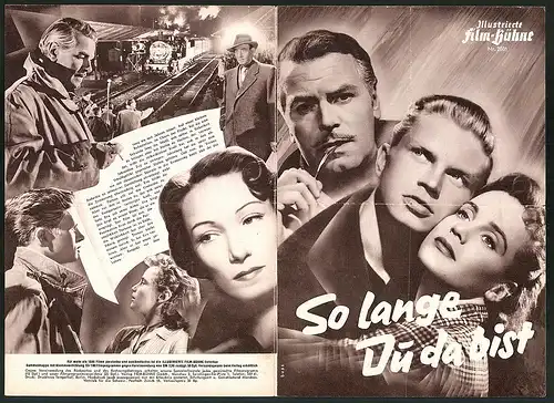 Filmprogramm IFB Nr. 2031, So lange Du da bist, Maria Schell, O. W. Fischer, Hardy Krüger, Regie Harald Braun