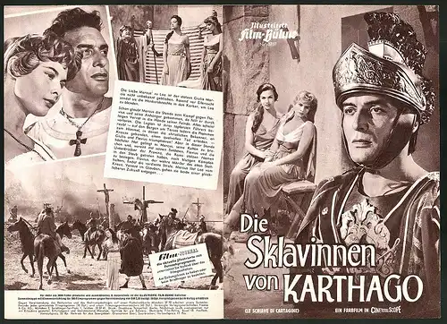 Filmprogramm IFB Nr. 3707, Die Sklavinnen von Karthago, Marisa Allasio, Jorge Mistral, Ruben Rojo, Regie Guido Brignone