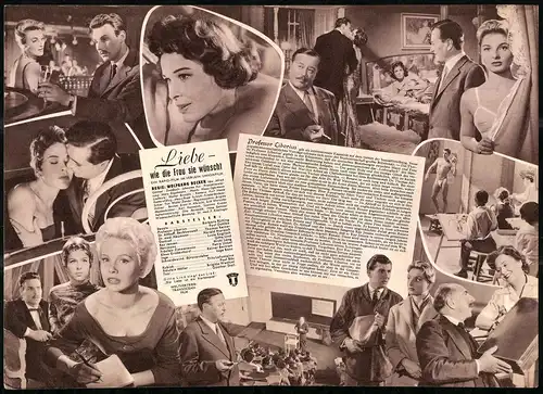 Filmprogramm IFB Nr. 3725, Liebe-wie die Frau sie wünscht, Barbara Rütting, Paul Dahlke, Regie Wolfgang Becker