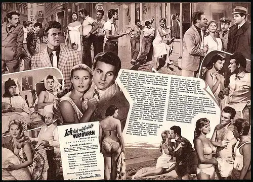 Filmprogramm IFB Nr. 4097, Ich lass mich nicht Verführen, Marisa Allasio, Ettore Manni, Regie Dino Risi