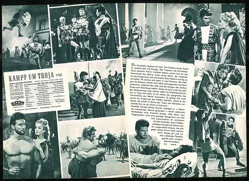 Filmprogramm IFB Nr. 6091, Kampf um Troja, Steve Reeves, Juliette Mayniel, Hedy Vessel, Regie Giorgio Ferroni