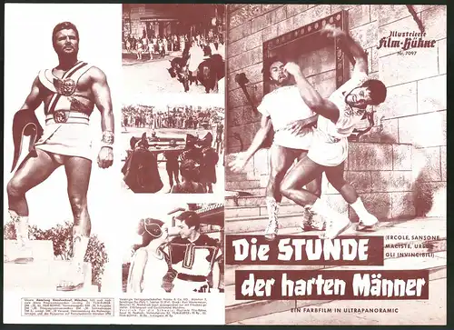 Filmprogramm IFB Nr. 7097, Die Stunde der harten Männer, Alan Steel, Nadir Baltimor, Red Ross, Regie Giorgio Capitani