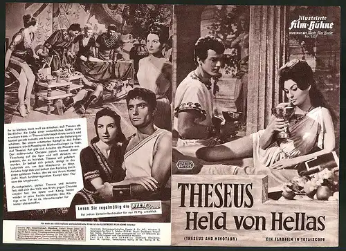 Filmprogramm IFB Nr. 5557, Theseus, Held von Hellas, Bob Matthias, Rosanna Schiaffino, Regie Mario Bonnard