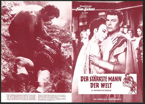 Filmprogramm IFB Nr. 7123, Der stärkste Mann der Welt, Dan Vadis, Marilu Tolo, Piero Lulli, Regie Alberto De Martino