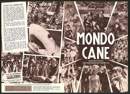 Filmprogramm IFB Nr. 6202, Mondo Cane, Dokumentation, Regie Cineriz