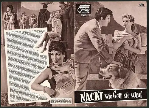 Filmprogramm DNF Nr. 4116, Nackt wie Gott sie schuf, Marisa Allasio, Rik Battaglia, Regie Hanns-Schott-Schöbinger