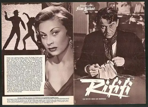 Filmprogramm IFB Nr. 2956, Rififi, Jean Servais, Carl Möhner, Jules Dassin, Regie Jules Dassin