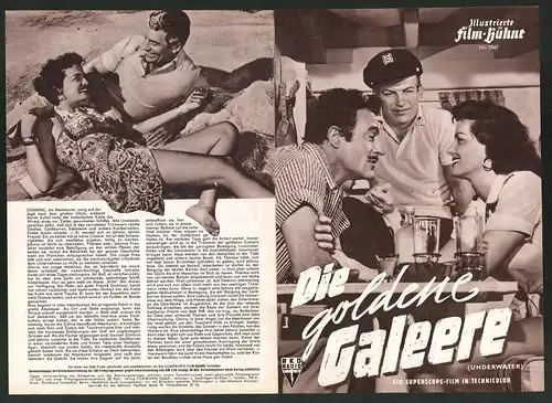 Filmprogramm IFB Nr. 2867, Die goldene Galeere, Jane Russell, Gilbert Roland, Lori Nelson, Regie John Sturges