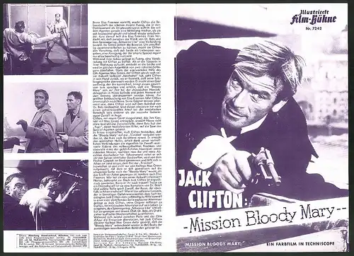Filmprogramm IFB Nr. 7242, Jack Clifton: Mission Bloody Mary, Ken Clark, Philippe Hersent, Regie: Terence Hathaway