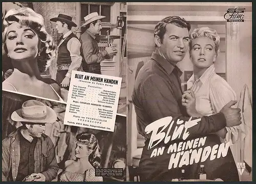 Filmprogramm DNF, Blut an meinen Händen, Richard Egan, Dorothy Malone, Regie: Charles Marques Warren