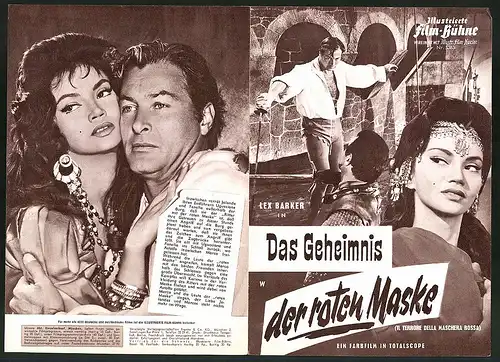 Filmprogramm IFB Nr. 5383, Das Geheimnis der roten Maske, Lex Barker, Chelo Alonso, Regie: Luigi Capuano