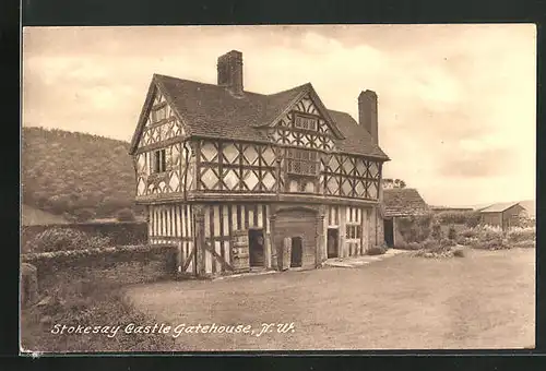 AK Stokesay, Castle Gatehouse, N.W.