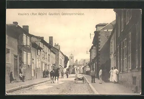 AK Vouziers, Rue Désiré Geulliot, Coblenzerstrasse