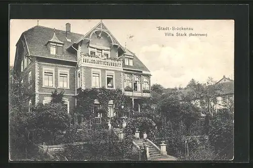 AK Stadt-Brückenau, Villa Stark, Badstrasse