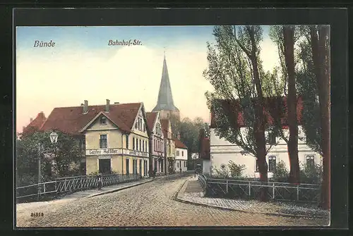 AK Bünde, Bahnhof-Strasse