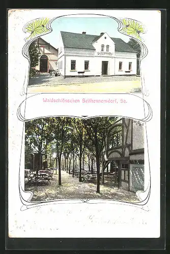AK Seifhennersdorf i. Sa., Gasthaus Waldschlösschen