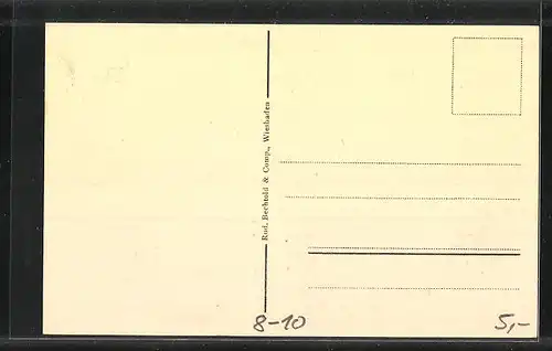 Künstler-AK Leichtweisshöhle bei Wiesbaden, Gefangennahme des Räuberhauptmanns Heinr. Anton Leichtweiss im Jahre 1792