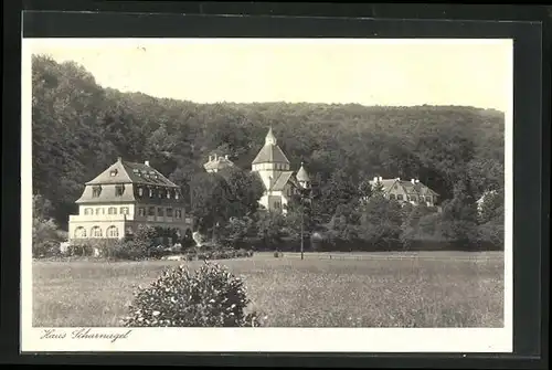 AK Bad Brückenau, Hotel Haus Scharnagel
