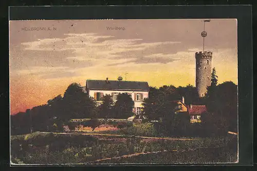 AK Heilbronn a. N., Wartberg mit Turm