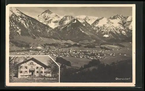 AK Oberstdorf /Bayr. Allgäu, Gasthof Wasach
