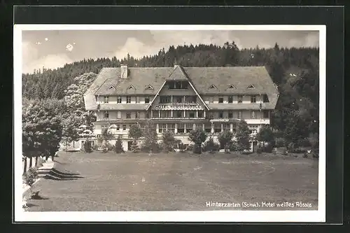 AK Hinterzarten /Schwarzwald, Hotel weisses Rössle