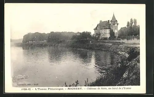 AK Michery, Chateau de Sixte, au bord de l`Yonne