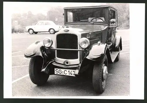 Fotografie Auto Opel Cabrio, PKW mit Kfz-Kennzeichen Solingen