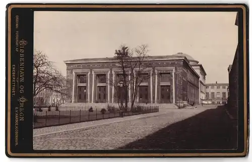 Fotografie E.V. Harboe, Kiöbenhavn, Ansicht Kiöbenhavn, Gebäudeansicht Slotsholmen