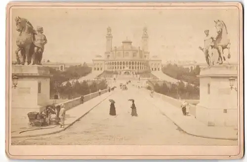 Fotografie unbekannter Fotograf, Ansicht Paris, Palais du Trocadero