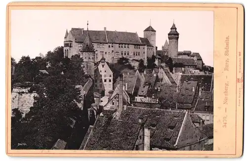 Fotografie Ernst Roepke, Wiesbaden, Ansicht Nürnberg, Südseite der Burg