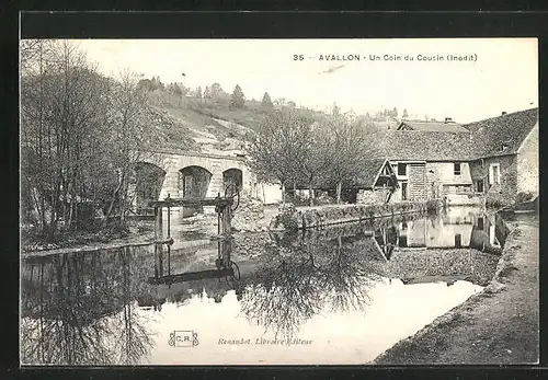 AK Avallon, Un Coin du Cousin (Inédit)