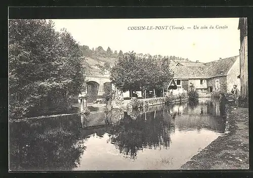 AK Cousin-le-Pont, Un coin du Cousin