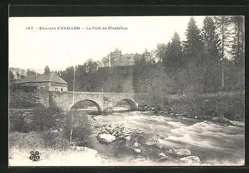 AK Avallon, Le Pont de Chastellux