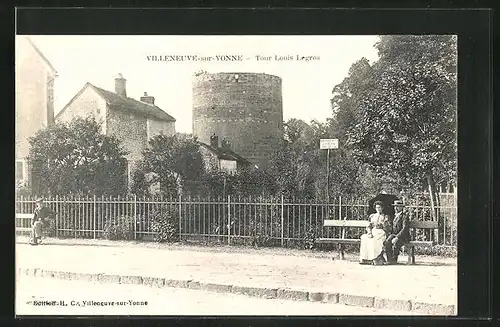 AK Villeneuve-sur-Yonne, Tour Louis Legros