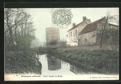 AK Villeneuve-sur-Yonne, Tour Louis le Gros