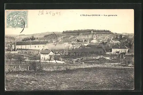 AK L`Isle-sur-Serein, Vue générale