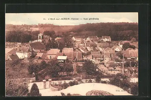 AK L`Isle-sur-Serein, Vue générale