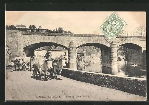 AK Cousin-le-Pont, Pont du Gour Vallon