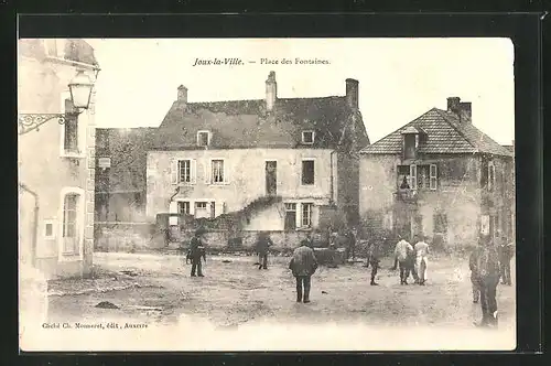 AK Joux-la-Ville, Place des Fontaines