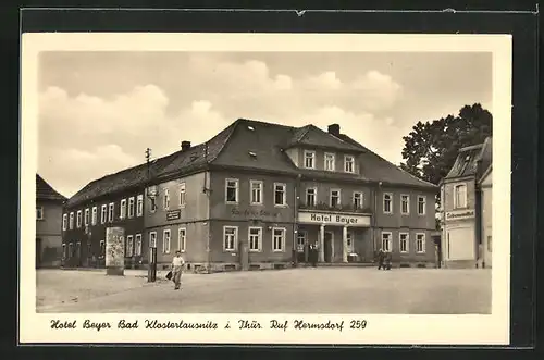 AK Bad Klosterlausnitz / Thür., Hotel Beyer