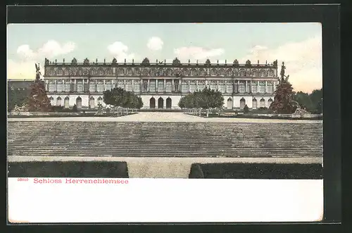 AK Herrecnchiemsee, Blick auf das kgl. Schloss