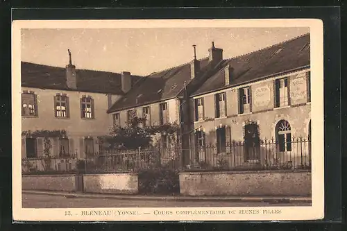 AK Bleneau, Cours Complementaire de Jeunes Filles