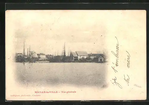 AK Mailly-la-Ville, Vue Panoramique