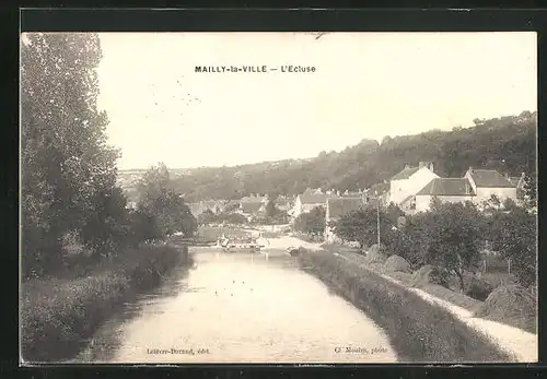 AK Mailly-la-Ville, L`Ecluse