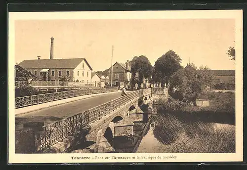 AK Tonnerre, Pont sur l`Armancon et la Fabrique de meubles