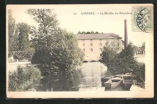 AK Auxerre, Le Moulin du Batardeau