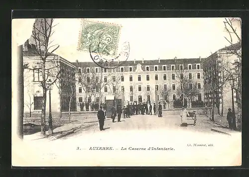 AK Auxerre, La Caserne d`Infanterie