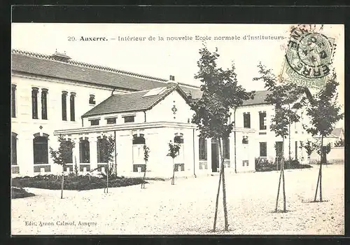 AK Auxerre, Intérieur de la nouvelle Ecole normale d`Instituteurs