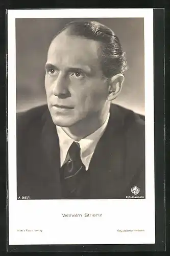 AK Porträtbild von Wilhelm Strienz