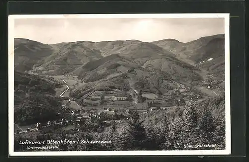 AK Ottenhöfen i. Schwarzwald, Ortsansicht im Tal
